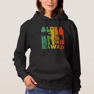 ALOHA HAWAII COLORFUL RETRO HOODIE