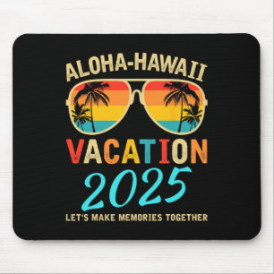Aloha Hawaii Family Trip 2025 Making Memories Vaca Mouse Pad