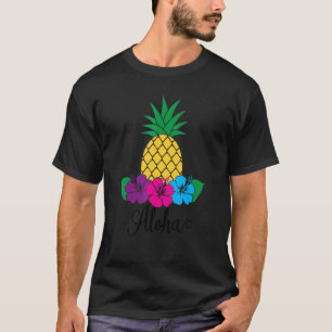 Aloha Hawaii From The Island Feel The Aloha Flowe T-Shirt
