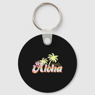 Aloha hawaii from the island - feel the aloha key ring