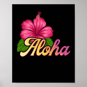 AlOHA Hawaii From The Island Summer Beach Poster