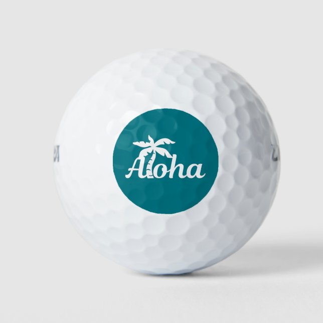 Aloha Hawaii Golf Balls (Front)