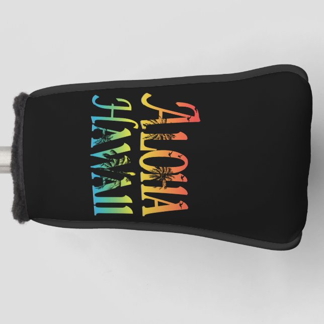 Aloha Hawaii Golf Head Cover (Front)