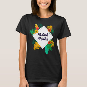 Aloha Hawaii Hawaiian Island  Palm Beach T-Shirt