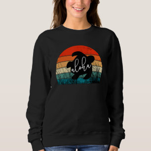 Aloha Hawaii Hawaiian Island Sea Turtle Sweatshirt