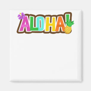 Aloha Hawaii Hawaiian Island Surfing Tropical Magnet