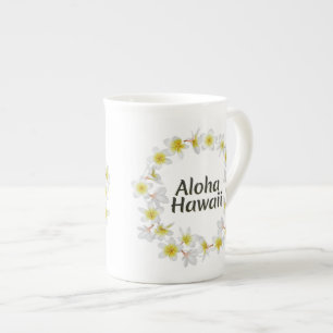Aloha Hawaii. Hawaiian Island Traditional Necklace Bone China Mug