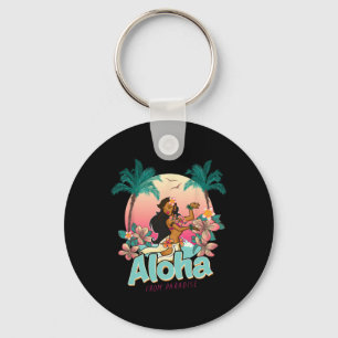 Aloha Hawaii Hawaiian Paradise Island Beach Vacati Key Ring