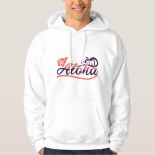 Aloha Hawaii Hawaiian Pineapple Sunny Beaches Hoodie