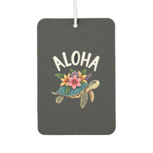 Aloha Hawaii Hawaiian-Shirt Turtle Hibiscus Kids G Car Air Freshener