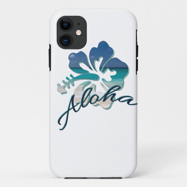 Aloha Hawaii Hibiscus Flower Case-Mate iPhone Case (Back)