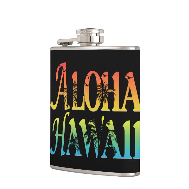 Aloha Hawaii Hip Flask (Left)