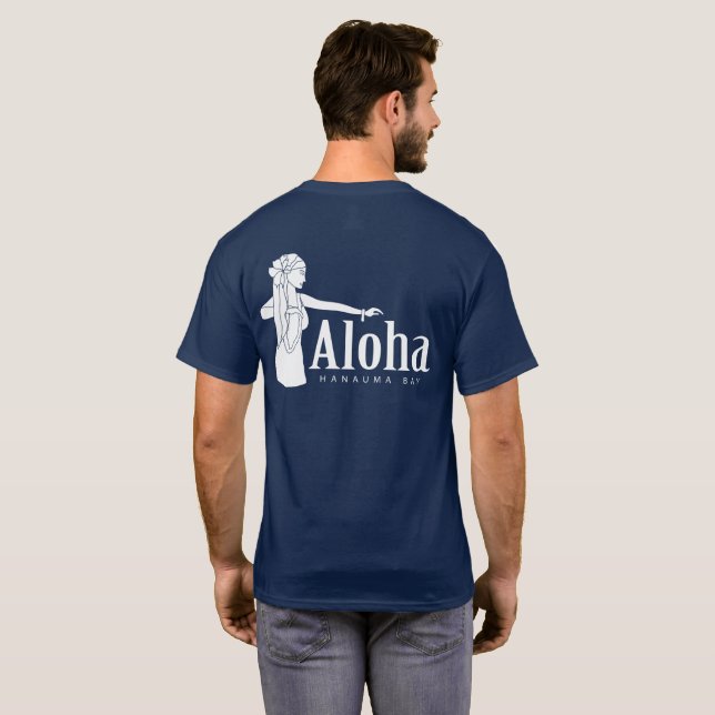 Aloha Hawaii Hula Dancer T-Shirt (Back Full)