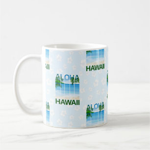 Aloha Hawaii Island Summer Beach Coffee Mug