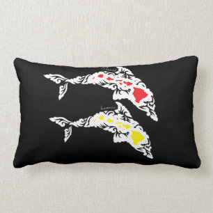 Aloha Hawaii Islands Dolphin Lumbar Cushion
