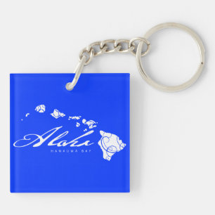 Aloha Hawaii Islands Key Ring