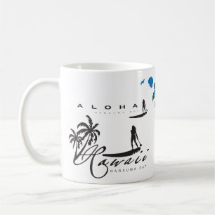 Aloha Hawaii Islands Surfing Coffee Mug