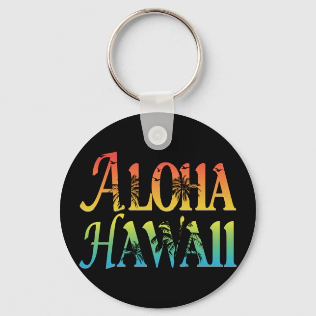 Aloha Hawaii Key Ring (Front)