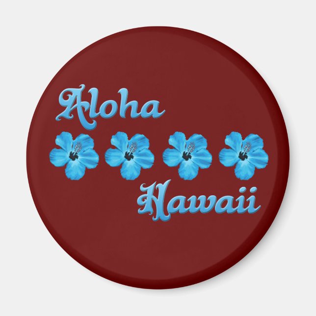 Aloha Hawaii Magnet (Front)
