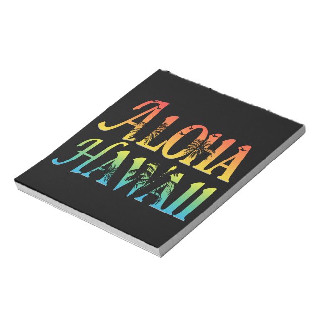 Aloha Hawaii Notepad (Rotated)