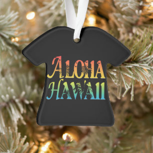 Aloha Hawaii Ornament