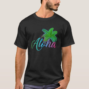 Aloha Hawaii Palm Tree - Feel The Aloha Hawaiian S T-Shirt