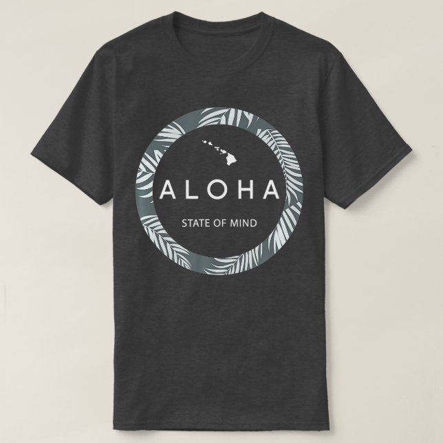 Aloha Hawaii Palm TreeFeel the Aloha Hawaiian Spir T-Shirt (Design Front)