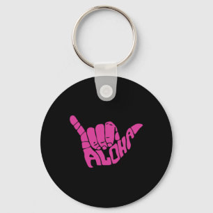Aloha Hawaii Palm Trees Hawaiian Island Beach Surf Key Ring