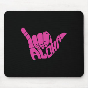 Aloha Hawaii Palm Trees Hawaiian Island Beach Surf Mouse Pad
