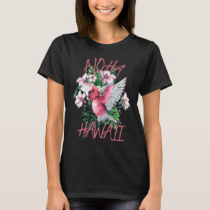 Aloha Hawaii Pink And Grey Cockatoo Exotic Tropica T-Shirt