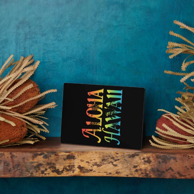 Aloha Hawaii Plaque (Side)