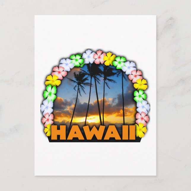 Aloha Hawaii Postcard (Front)