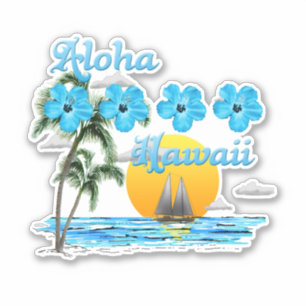 Aloha Hawaii Sailing Sunset