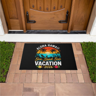 Aloha Hawaii Sea Sand Sun 2026 Doormat