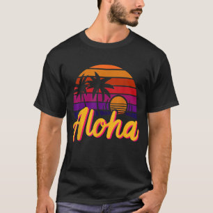 Aloha Hawaii Summer Vacation Retro Gift T-Shirt
