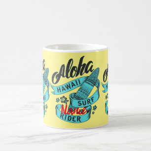 Aloha Hawaii Surf Rider Thunder_Cove Coffee Mug