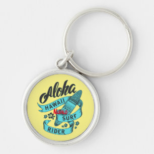Aloha Hawaii Surf Rider Thunder_Cove Key Ring