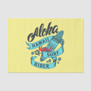 Aloha Hawaii Surf Rider Thunder_Cove Tissue Paper