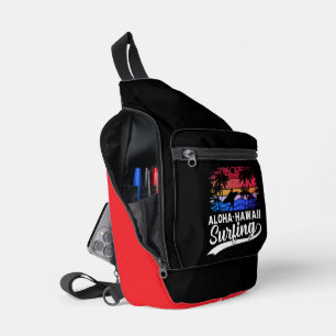 Aloha Hawaii Surfing Vibes Sling Bag