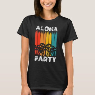 Aloha Hawaii Tiki Retro Vintage Maui Ohana T-Shirt