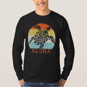 Aloha Hawaii Tribal Turtle Vintage Hawaiian Island T-Shirt
