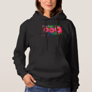 Aloha Hawaii Tropical Island Flowers Hoodie