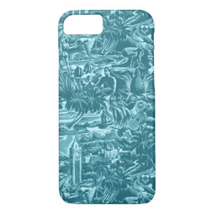 Aloha Hawaii Tropical Scenic of Oahu iPhone 8/7 Case