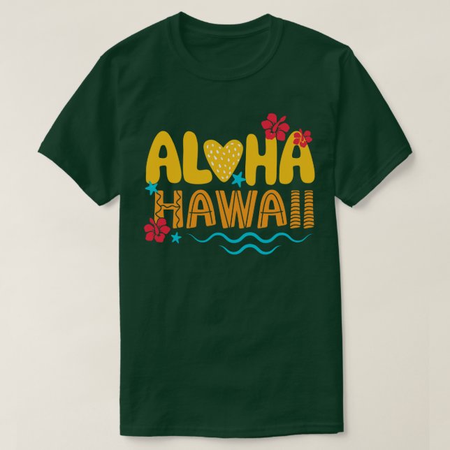 Aloha Hawaii TShirt 1 (Design Front)