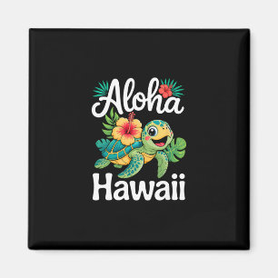 Aloha Hawaii Turtle Hawaiian Island Kids Men Women Magnet