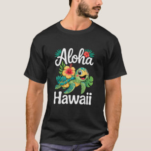 Aloha Hawaii Turtle Hawaiian Island Kids Men Women T-Shirt