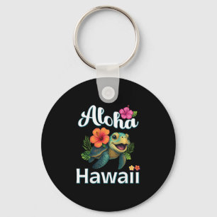 Aloha Hawaii Turtle Hawaiian Island Kids Toddler M Key Ring
