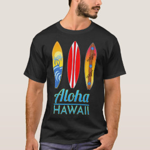 Aloha Hawaii Vintage Retro Surfboards Surfing765 T-Shirt