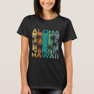 Aloha Hawaii Vintage Surfboard  T-Shirt