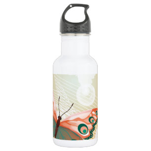 Aloha Hawaiian Butterfly Wedding Love Art Destiny 532 Ml Water Bottle